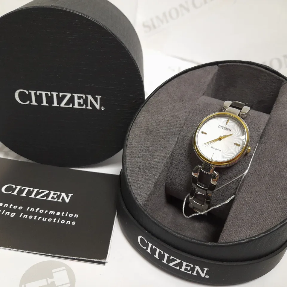 CITIZEN ECO-DRIVE LADIES BRACELET WATCH RRP £219