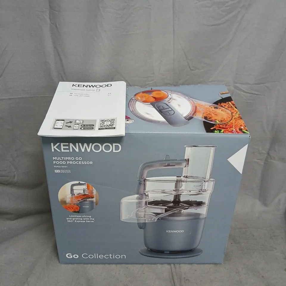 KENWOOD MULTIPRO GO FOOD PROCESSOR – GO COLLECTION - BOXED