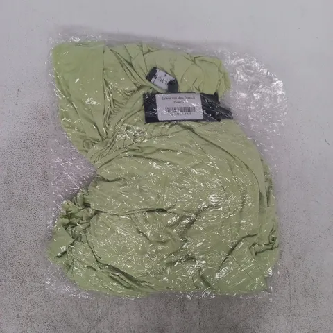 BAGGED WHITE FOX SELENE VEIL MAXI DRESS IN PISTACHIO SIZE SMALL