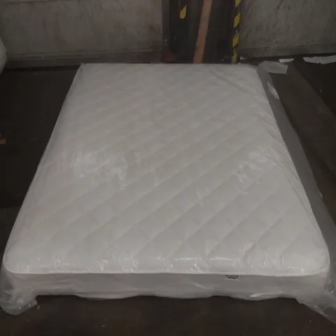 QUALITY BAGGED DOUBLE 135cm AIRSPRUNG LUXURY QUILTED MEDIUM MATTRESS