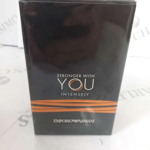 BOXED EMPORIO ARMANI STRONGER WITH YOU INTENSELY EAU DE PARFUM 100ML