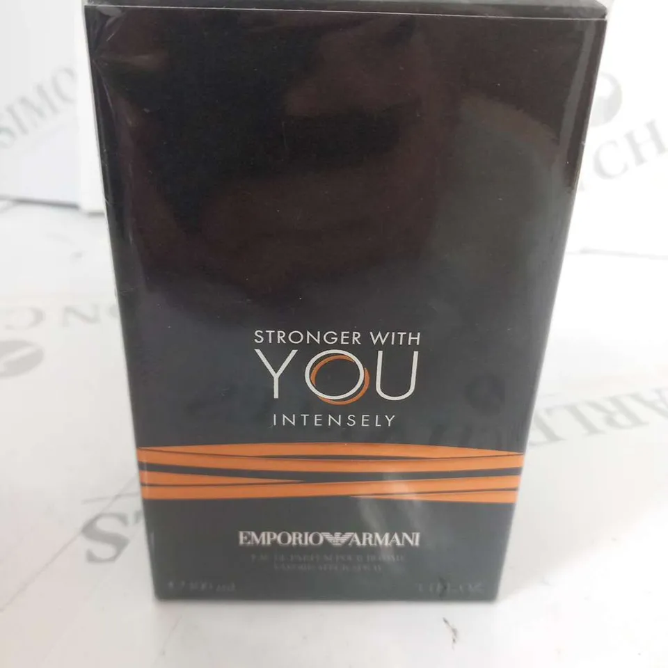 BOXED EMPORIO ARMANI STRONGER WITH YOU INTENSELY EAU DE PARFUM 100ML 