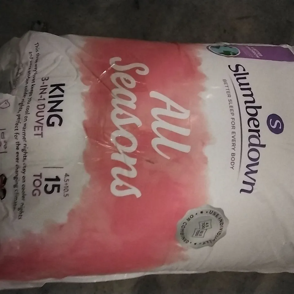 MAYFAIR MICROFIBRE 13.5 TOG WINTER DUVET SIZE: DOUBLE