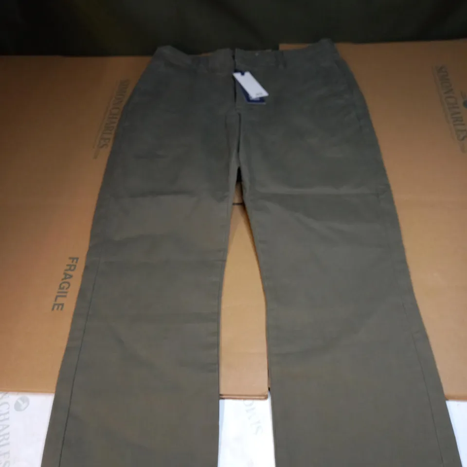 MENS JACK WILLS SLIM CHINO TROUSERS IN KHAKI SIZE 30W R