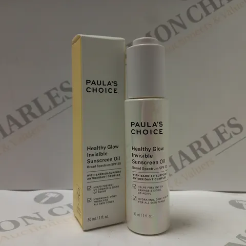 PAULA'S CHOICE HEALTHY GLOW INVISBLE SUNSCREEN OIL 30ML