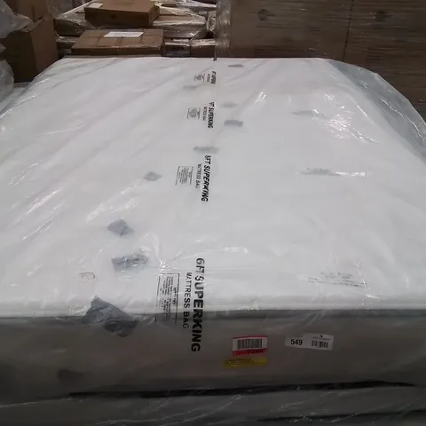 QUQLITY BAGGED NOVILLA 25CM ORTHO MEMORY FOAM POCKET SPRUNG MATTRESS - 150CM KING SIZE