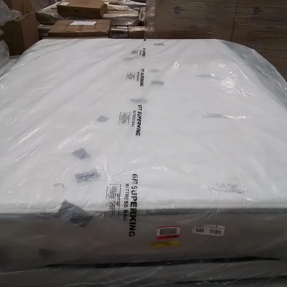 QUQLITY BAGGED NOVILLA 25CM ORTHO MEMORY FOAM POCKET SPRUNG MATTRESS - 150CM KING SIZE