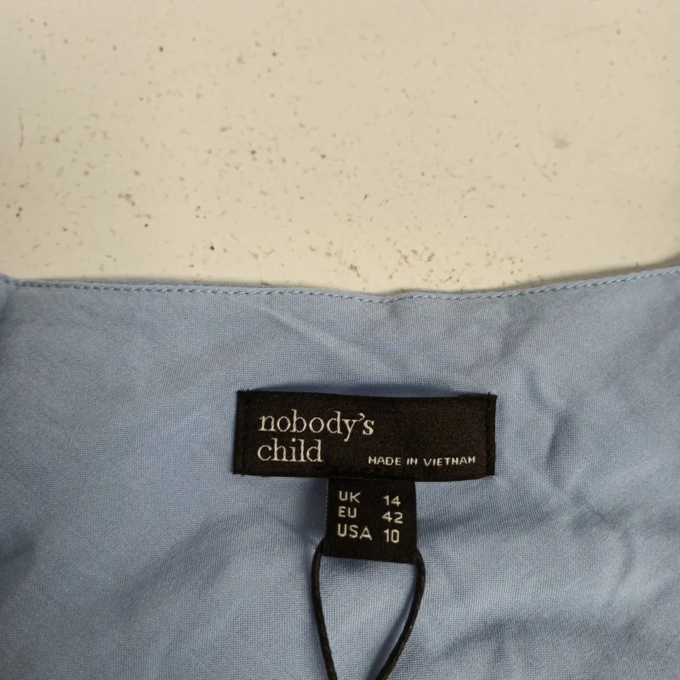 NOBODY'S CHILD LAYLA MIDI DRESS – UK 14, BLUE