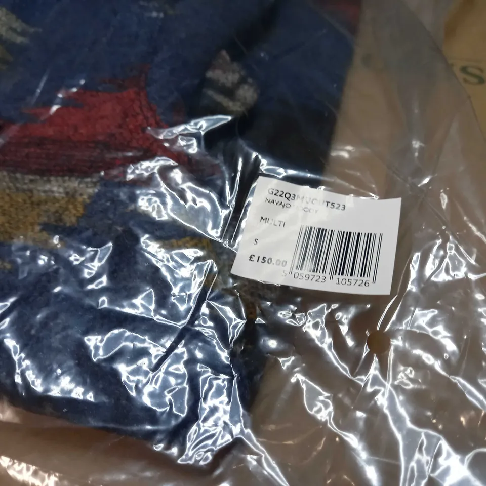 PACKAGED PRETTYGREEN MULTI NAVAJO HOODY - SMALL