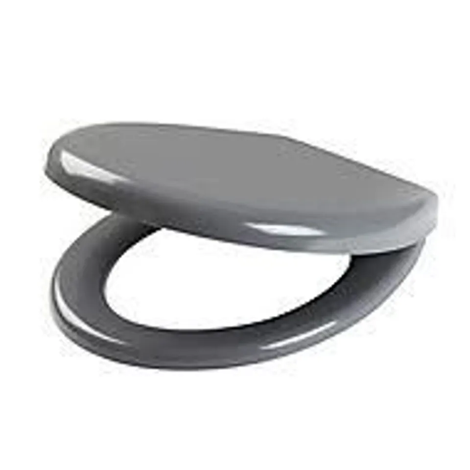 COOKE & LEWIS CHANGI GREY TOILET SEAT