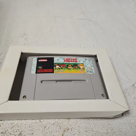 NINTENDO CANNON FODDER – CARTRIDGE IN BOX