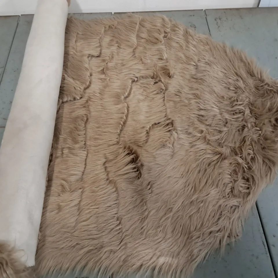 BRAND NEW PACO PLAYA BROWN SHAGGY RUG - 80X120CM