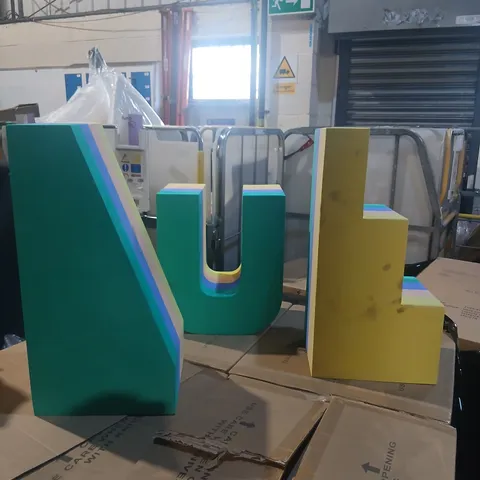 PALKET OF APPROXIMATELY NINE EVA FOAM 3PC CLIMBING BALANCE SET