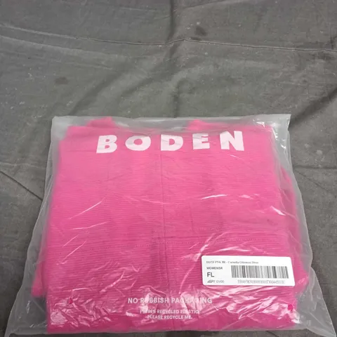 BODEN CORNELIA OTTOMAN DRESS - PINK, UK 8R