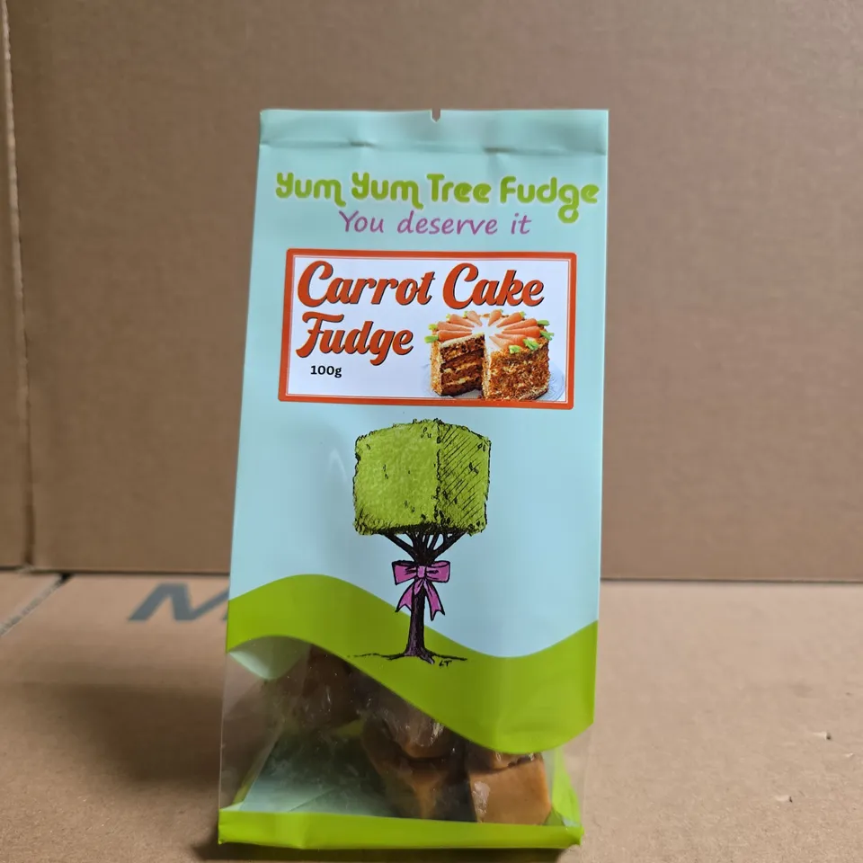 Yum Yum Tree Fudge – Carrot Cake Fudge 100g - APPROX 10 BAGS