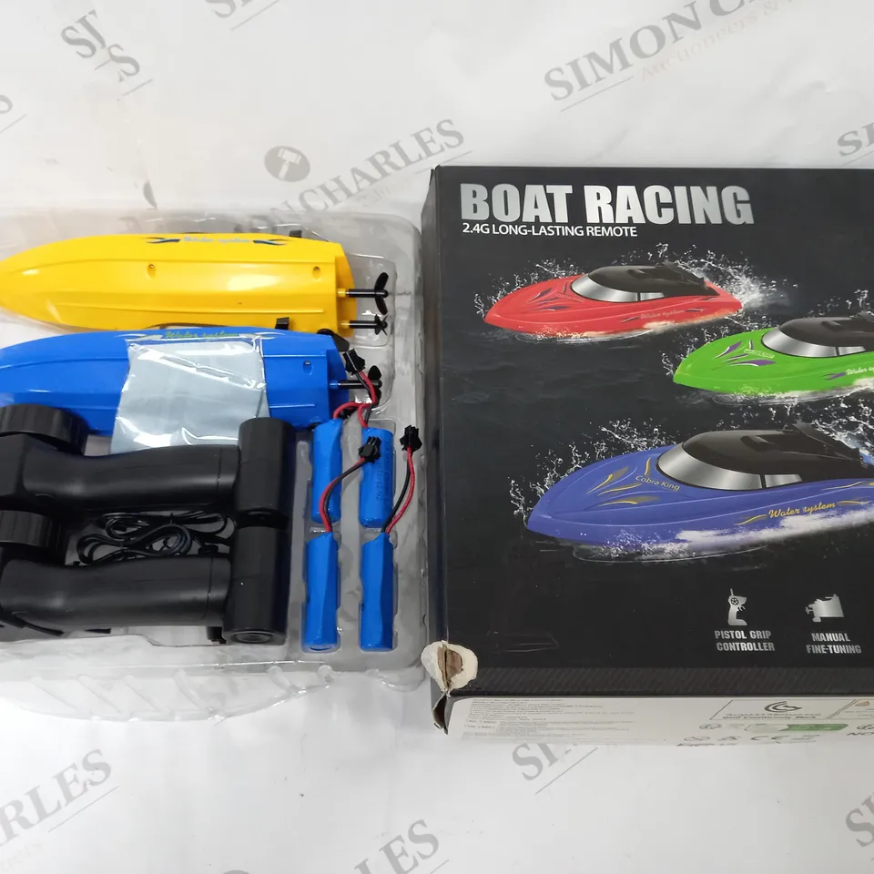 BOXED REMOTE CONTROL BOAT RACING TOYS
