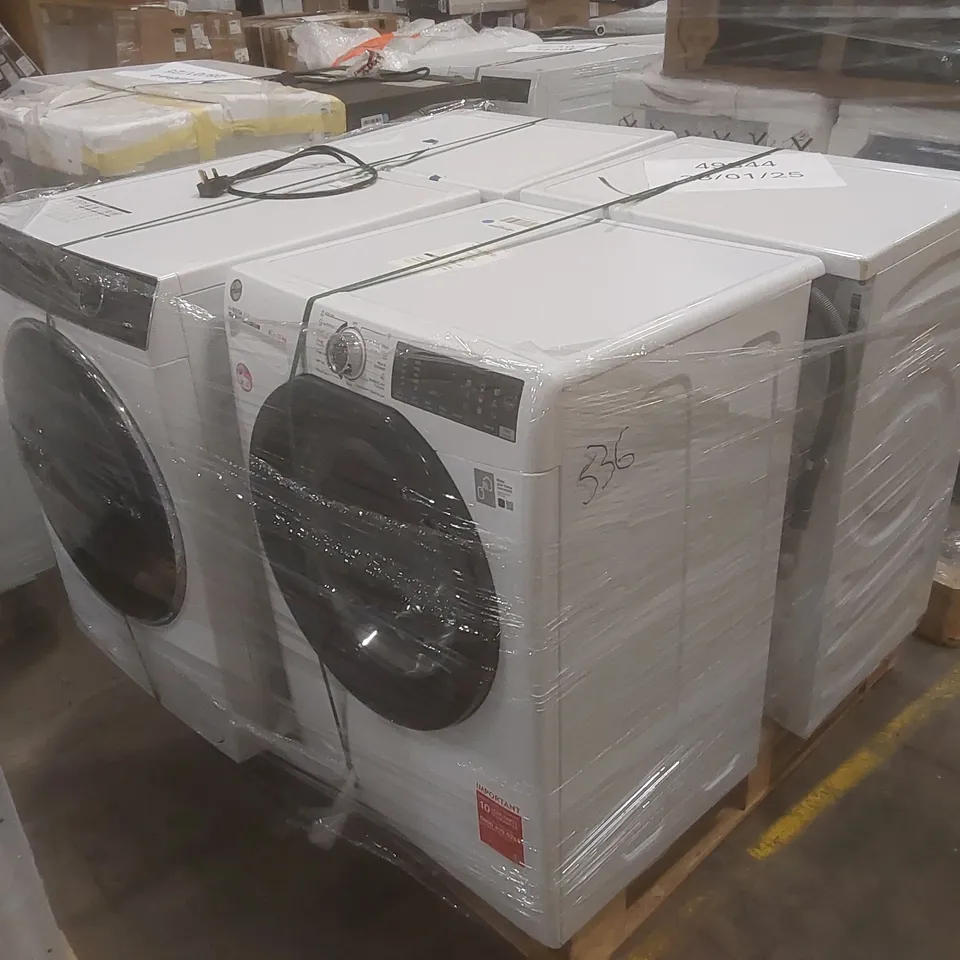 PALLET OF APPROXIMATELY 4 UNPROCESSED RAW RETURN WHITE GOODS TO INCLUDE;