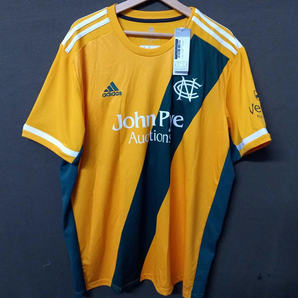 ADIDAS NOTTS OUTLAWS VITALITY BLAST T20 '10 AFRIDI' REPLICA SHIRT - 2XL