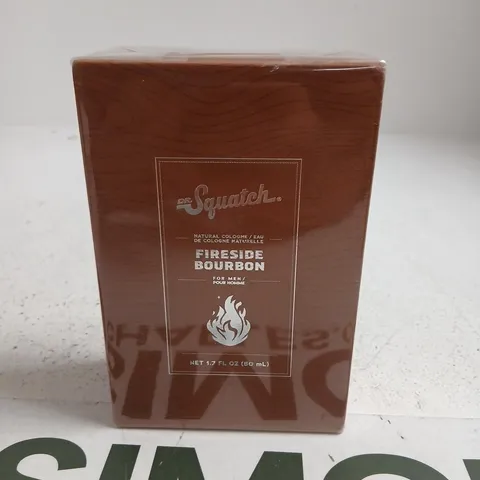 BOXED AND SEALED DR SQUATCH FIRESIDE COLOGNE NATURAL COLOGNE 50ML