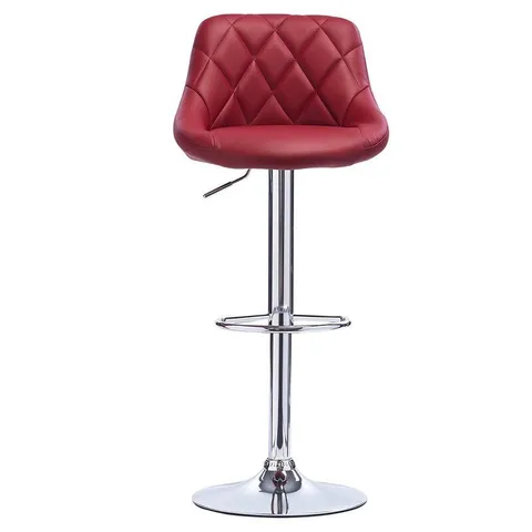 BOXED HEIGHT ADJUSTABLE SWIVEL BAR STOOL