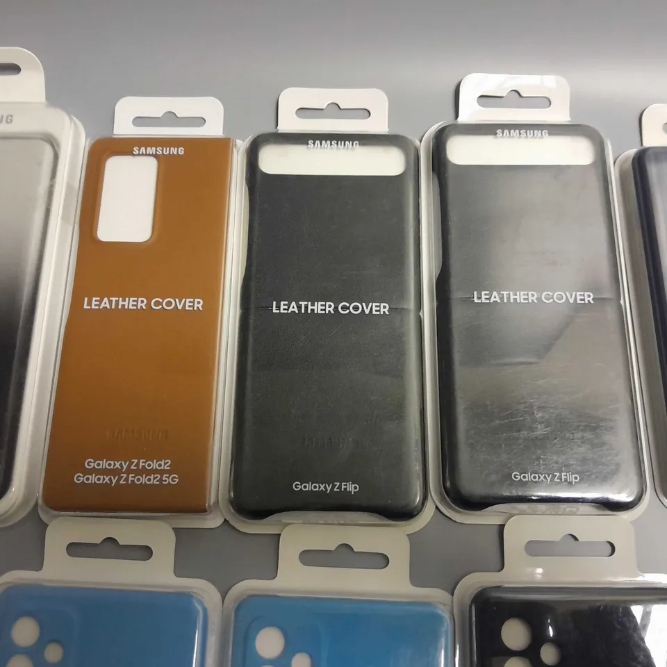 LOT OF 10 ASSORTED SAMSUNG PHONE CASES