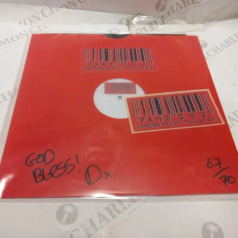 UNKNOWN ARTIST - PULL UP (VIP) (PXND003) NUMBERED 67 OF 70