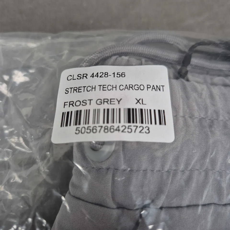 CLOSURE LONDON STRETCH TECH CARGO PANT – FROST GREY – XL