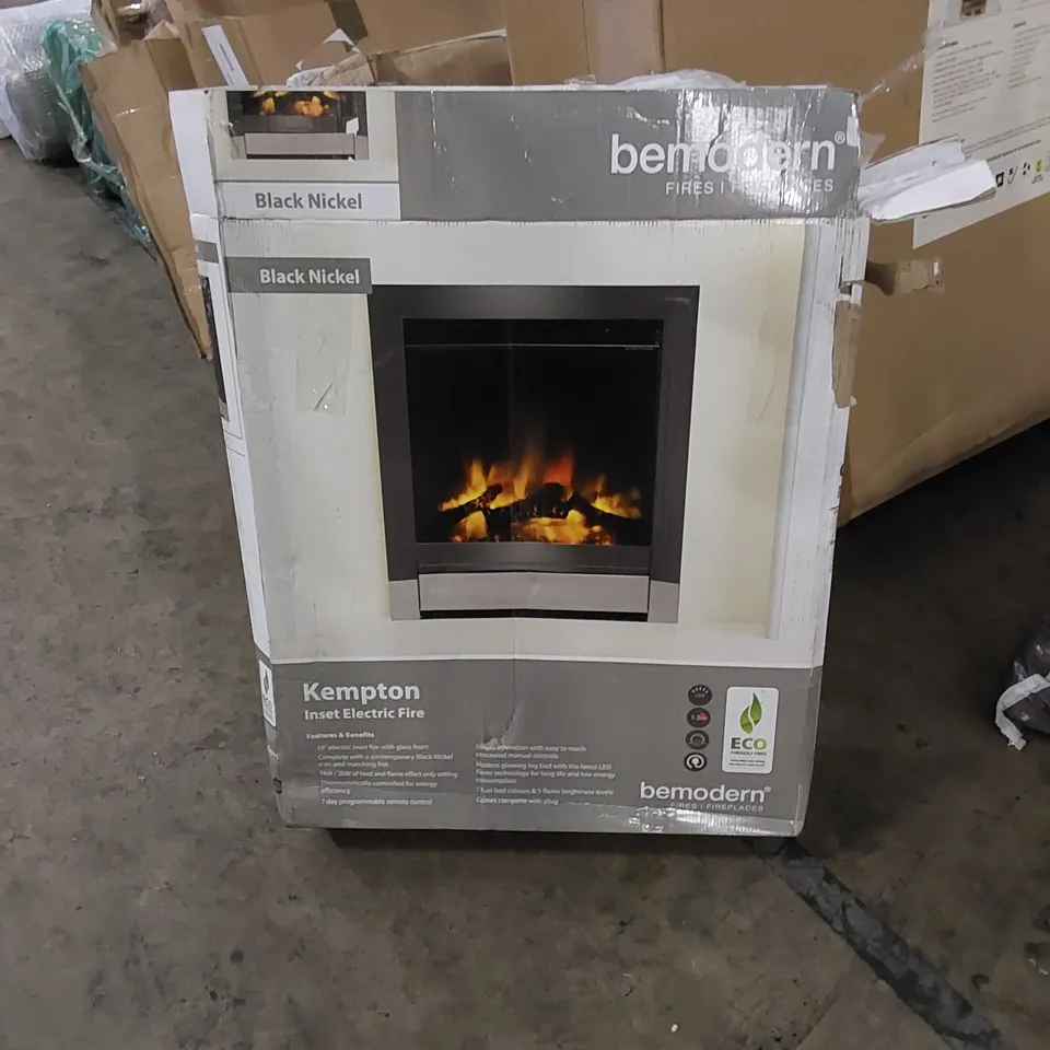 BOXED BEMODERN KEMPTON INSER ELECTRIC FIRE 