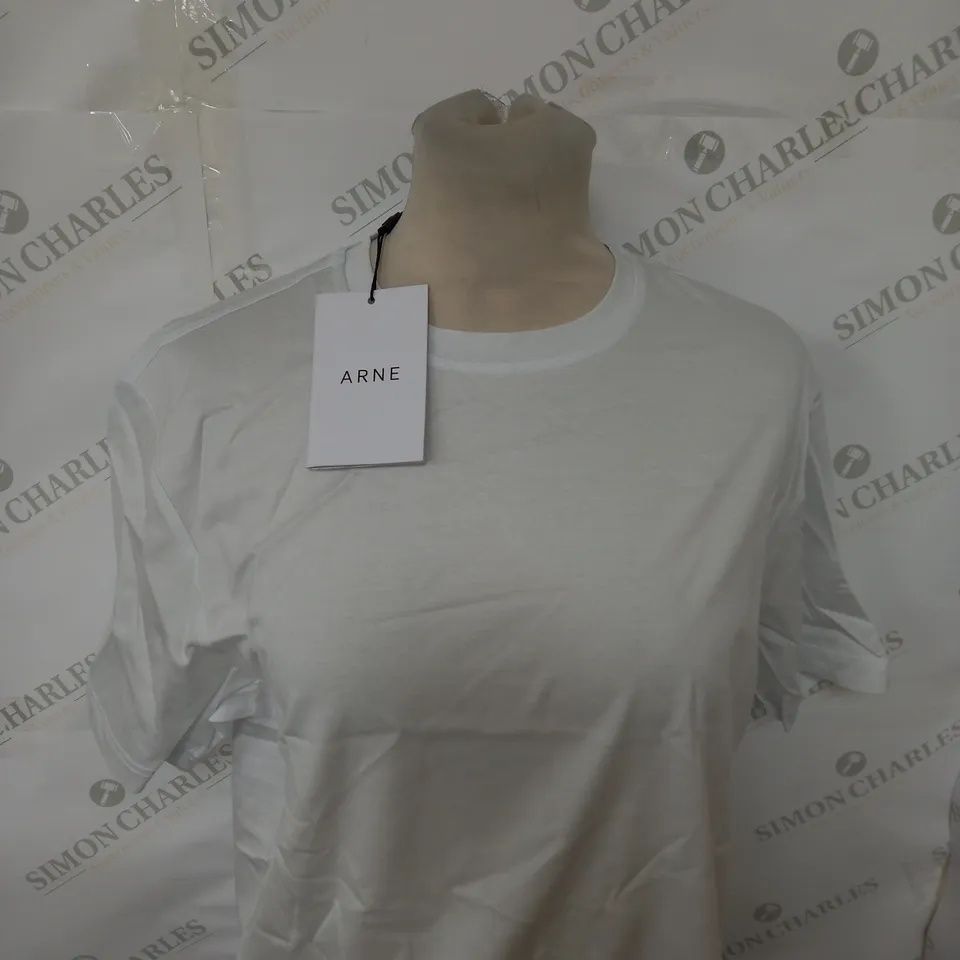 ARNE MERCERISED T-SHIRT SIZE S