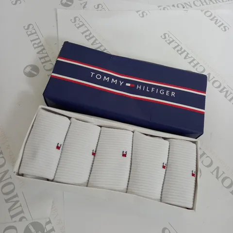 BOX SET OF 5 TOMMY HILFIGER SOCKS FOR KIDS SIZE UNSPECIFIED