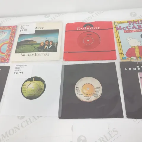 A COLLECTION OF 40 X BEATLES AND RELATED VINYL RECORD SINGLES. THE BEATLES, PAUL MC CARTNEY, JOHN LENNON, RINGO STAR, GEORGE HARRISON.
