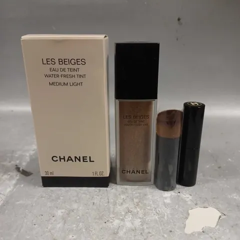 BOXED CHANEL LES BEIGES WATER-FRESH TINT IN MEDIUM LIGHT 30ML