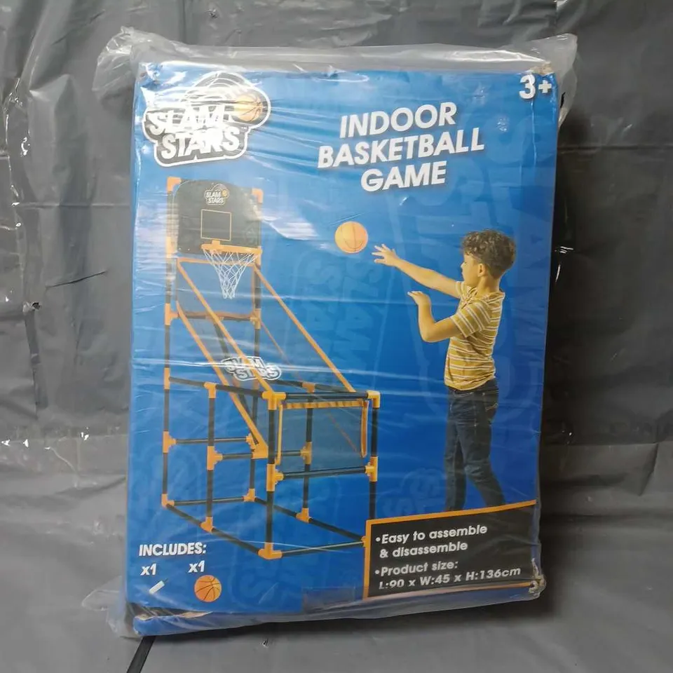 SINGLE HOOP INDOOR BASKETBALL GAME RRP £29.99