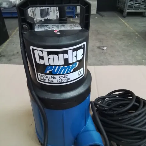 UNBOXED CLARKE PUMP CSE2