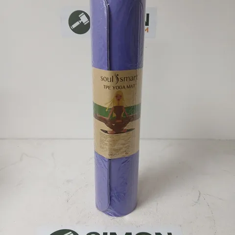 SOUL SMART TPE YOGA MAT – PURPLE