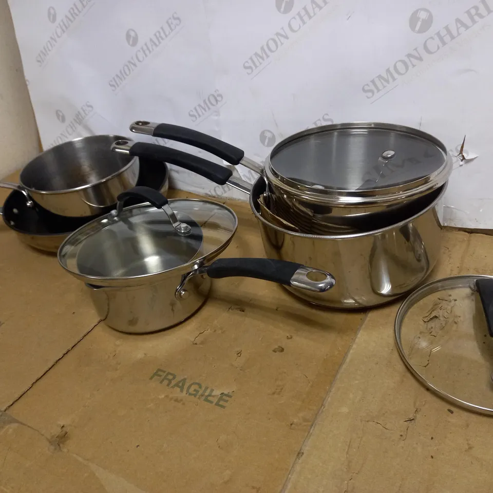 MEYER INDUCTION STAINLESS STEEL COOKWARE SET