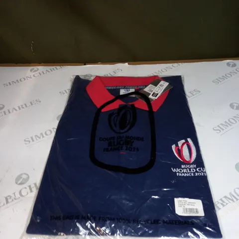 BAGGED RUGBY WORLD CUP 2023 POLO SHIRT SIZE XL