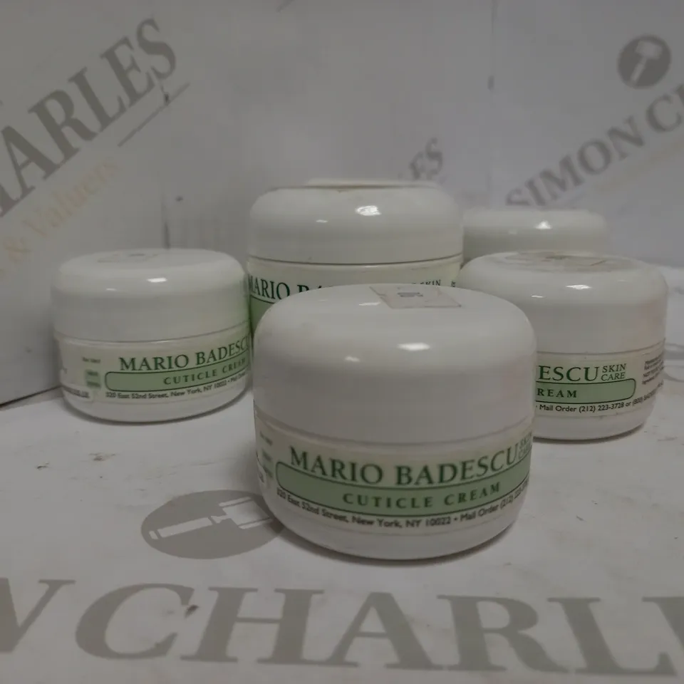 LOT OF APPROX 14 ASSORTED MARIO BADESCU SKIN/HAIR CARE PRODUCTS TO INCLUDE: FACIAL, SPRAY CUTICLE CREAM, BUFFERING LOTION
