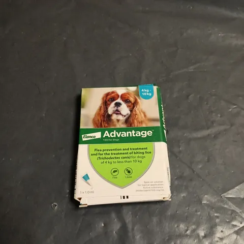 ELANCO ADVANTAGE 100 FOR DOGS 4KG - 10KG 1 X 1.0ML FLEA PREVENTION