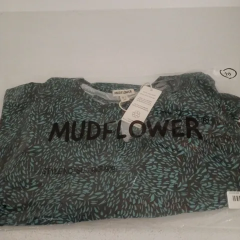 MUDFLOWER WOMEN'S PATTERNED TOP - UK SIZE 10