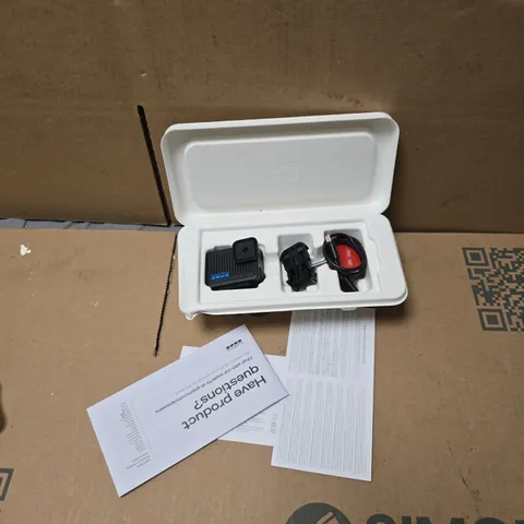 GOPRO HERO ACTION CAMERA (BLACK) WITH MOUNTING ACCESSORIES
