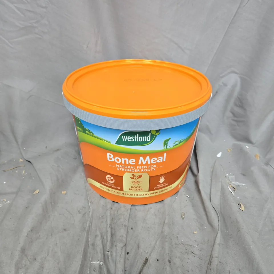 WESTLAND BONE MEAL FERTILISER 8KG  – GARDEN PLANT FOOD IN PLASTIC BUCKET