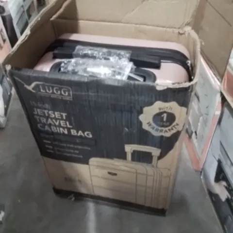 BOXED LUGG 15INCH JETSET TRAVEL CABIN BAG ROSE 