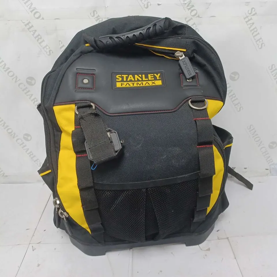 STANLEY FATMAX BACKPACK IN BLACK/YELLOW