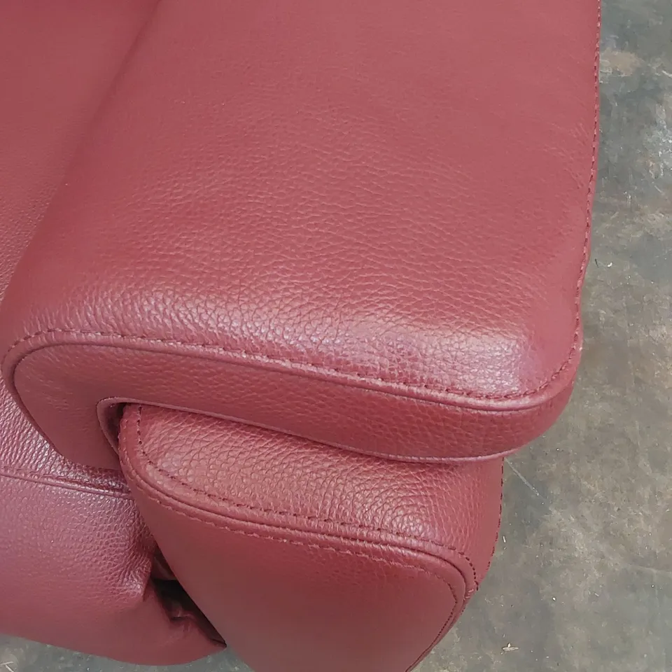 QUALITY DESIGNER ITALIAN MADE PARMA 2 SEATER LEATHER LOVESEAT SOFA