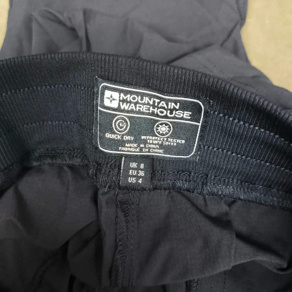 MOUNTAIN WAREHOUSE EXPLORER WOMENS SHORT TROUSERS IN DARK BLUE - UK 8