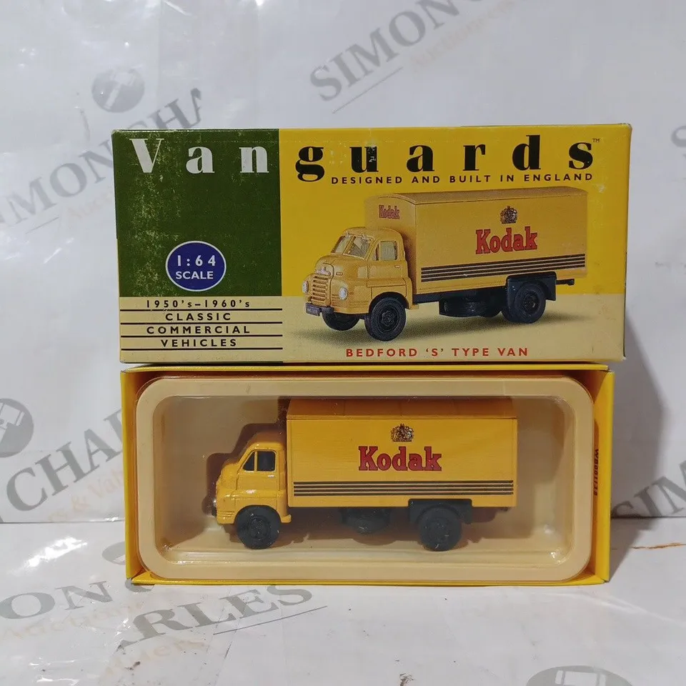 BOXED VANGUARDS COLLECTIBLE 1:64 SCALE BEDFORD 'S' TYPE VAN MODEL