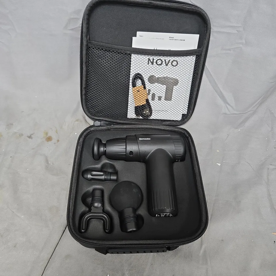 BOXED HOMEDICS NOVO MINI MASSAGE GUN