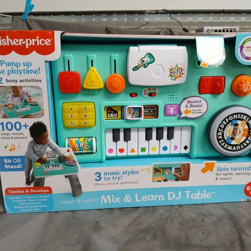 FISHER-PRICE MIX & LEARN DJ TABLE