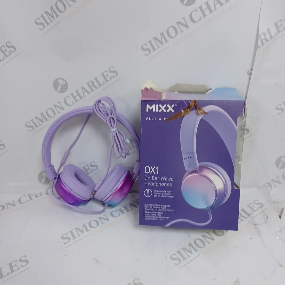 BOXED MIXX OX1 WIRED STEREO HEADPHONES